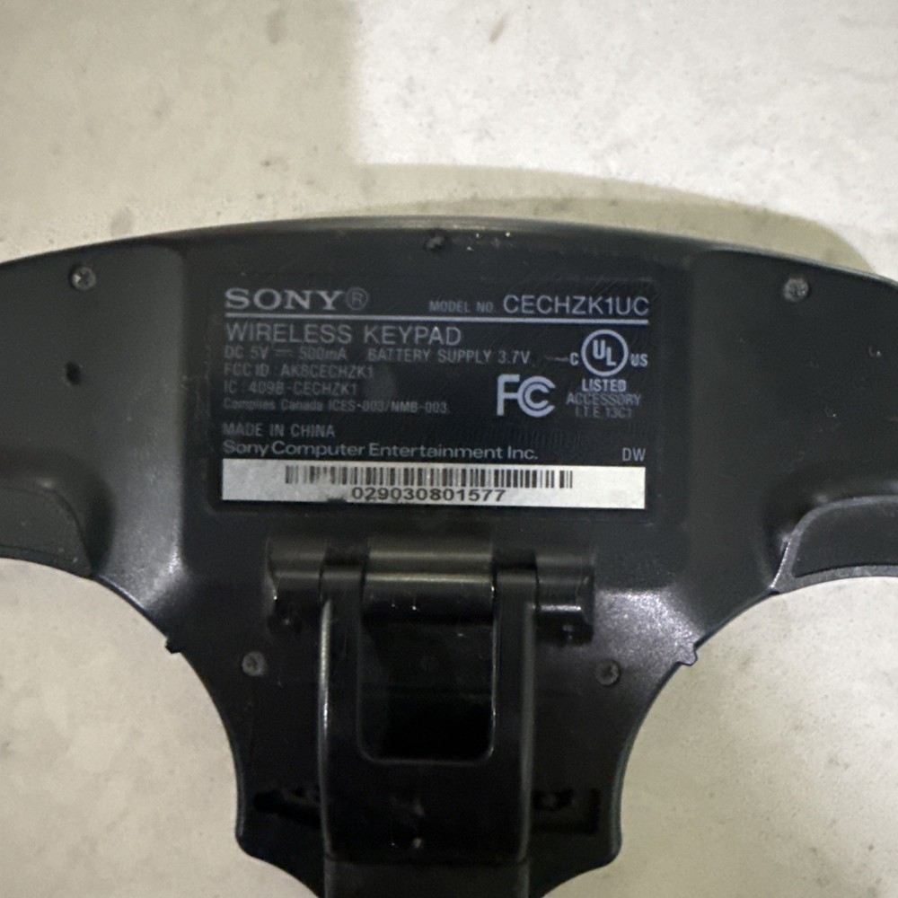 Sony Playstation Wireless Keypad CECHZK1UC