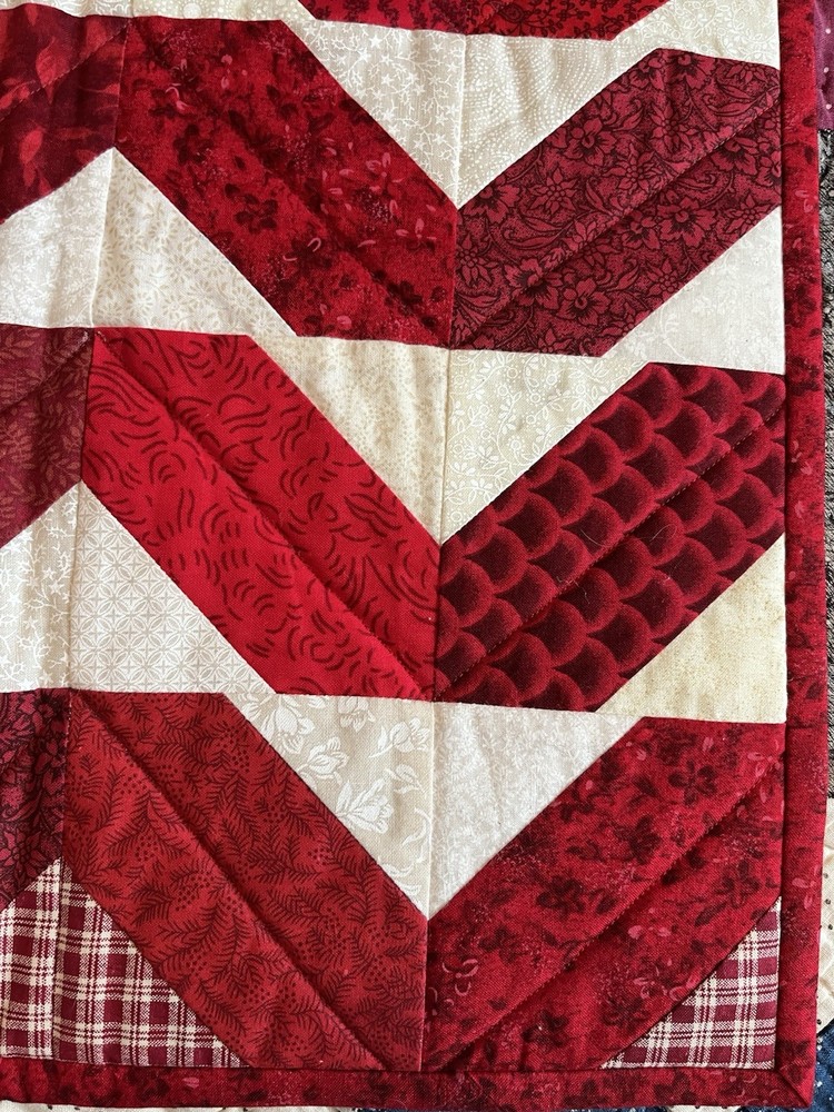 Handmade Quilt American Flag Patchwork