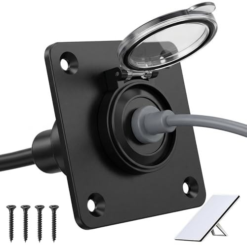 Waterproof Wall Socket Passthrough for Starlink Mini, IP67 Waterproof Panel