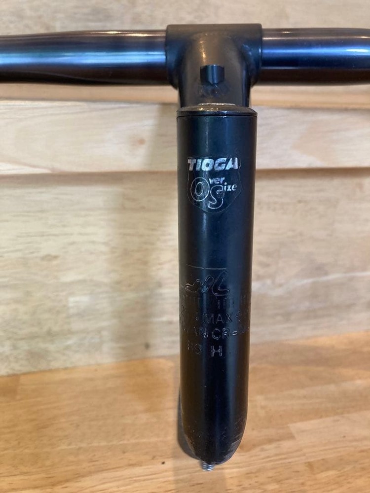 oldmtb Tioga t-bone threaded stem Sakae flat bar set OS
