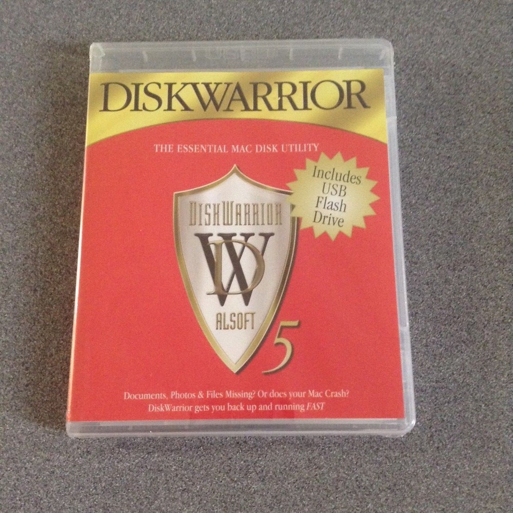 DiskWarrior 5 - Mac (select) Version 5 Edition  Flash Drive  NEW & Sealed