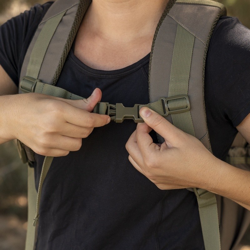 Versatile Unisex Backpack School Work Hiking MOLLE Straps Hydration Compatible