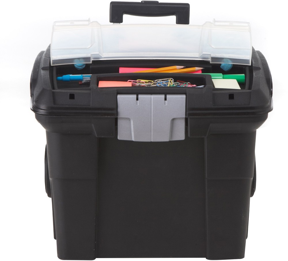 Premium File Storage on Wheels, Black/Grey (61507A01C)