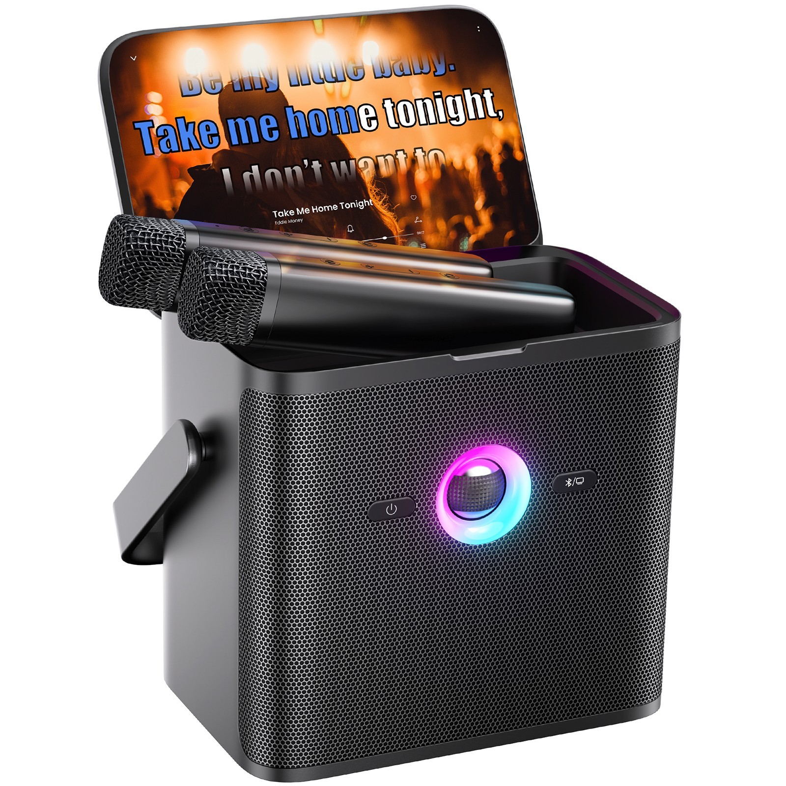 Ikarao Karaoke Machine for Adults, 32GB Karaoke Tablet, 80W Bluetooth Speaker