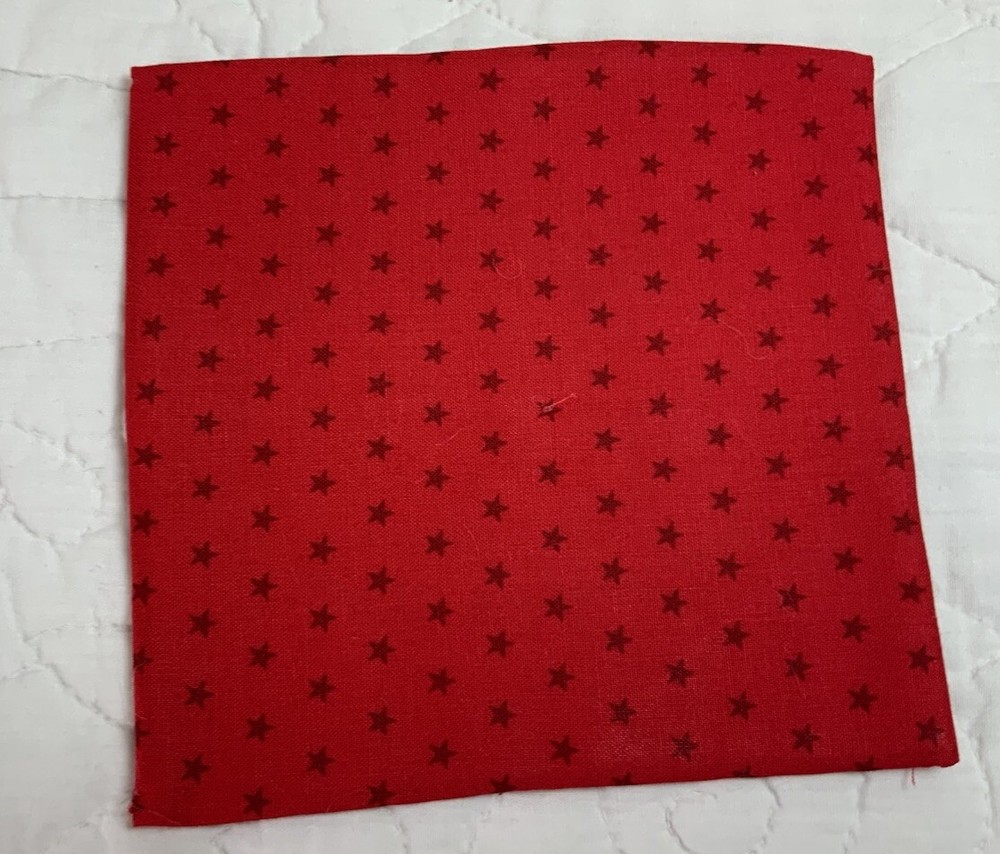 Antique Vintage Patchwork Small Doll Quilt Or Table Topper, 4 Patch W/ Triangles