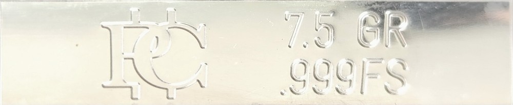 7.5 Grain Silver Bar .999 Silver Bullion