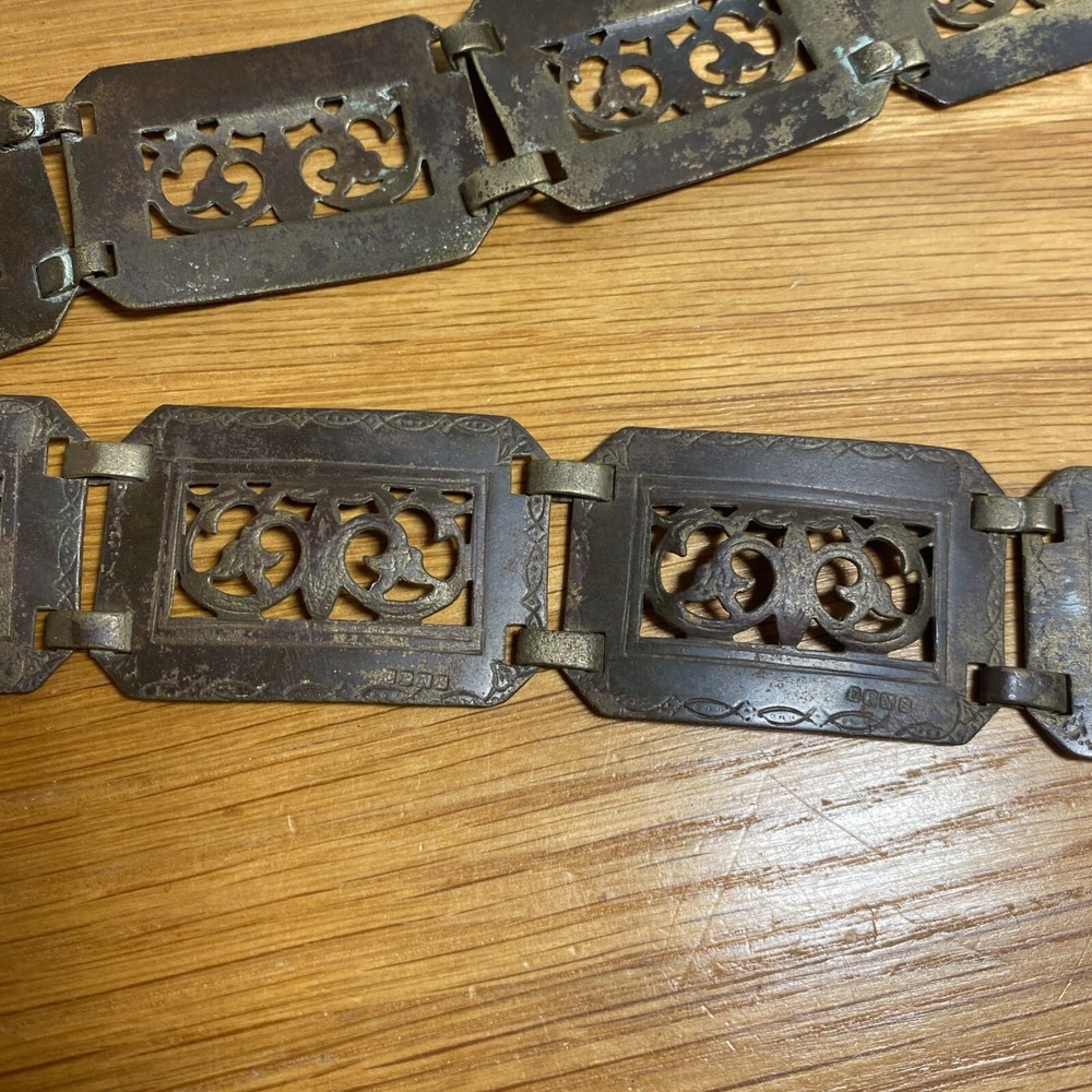 Vintage Metal EPNS Belt Ornate England
