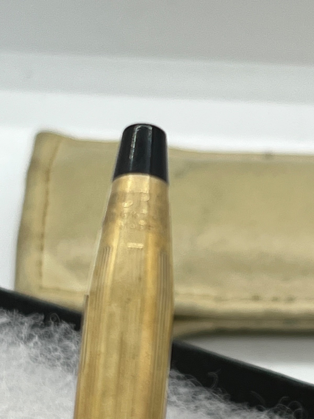 Ladies Set Vintage Cross Pen Pencil Set 1/20 14k Gold Filled Pen Travel & Purse