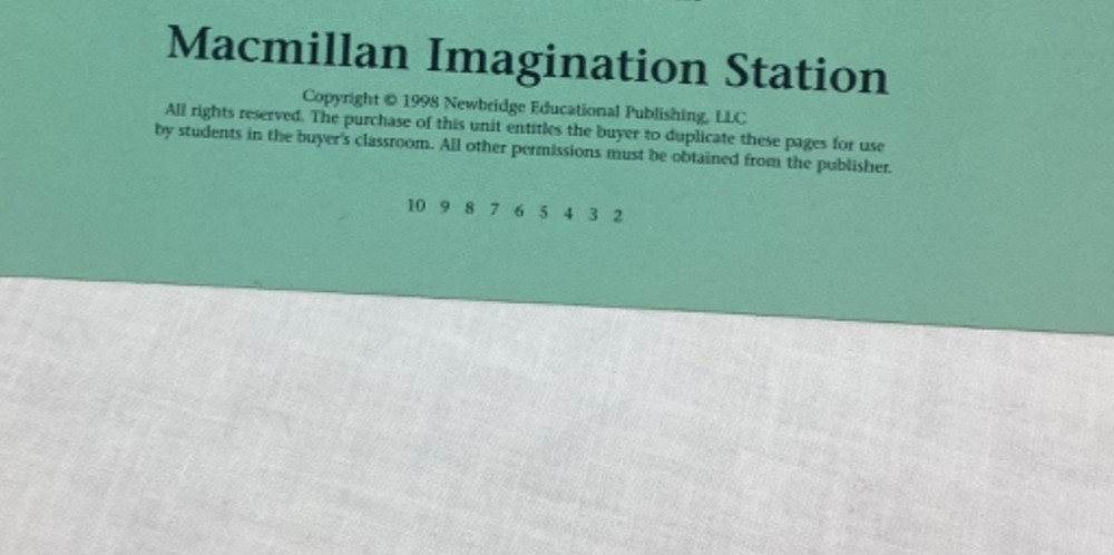 Macmillan IMAGINATION STATION Newbridge Educational Program Homeschool