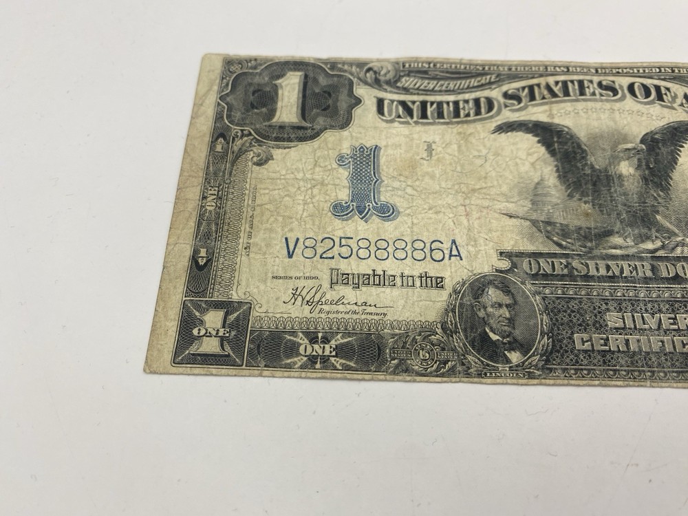 1899 $1 "Black Eagle" Large Size Silver Certificate -1$ Condition US