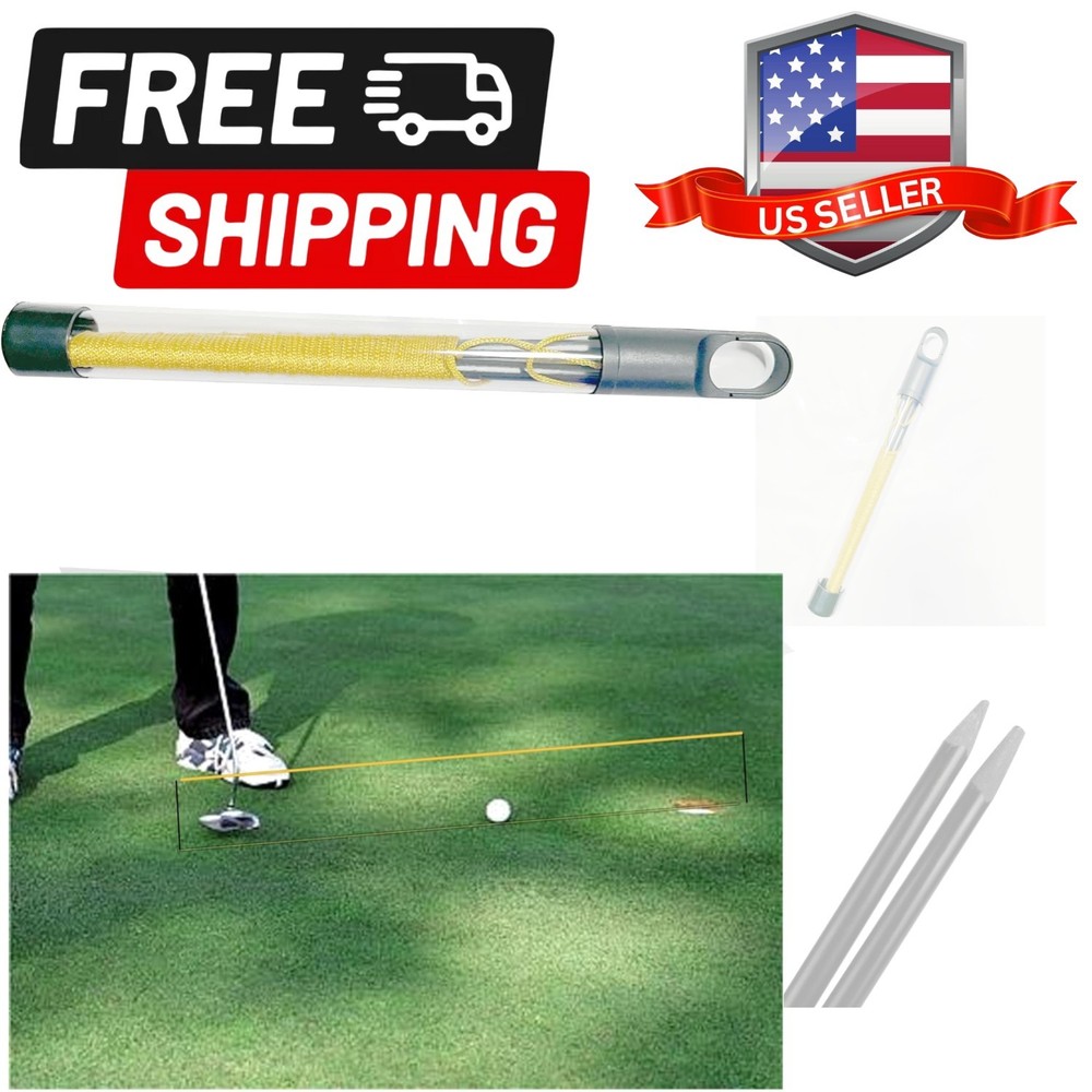 Golf Putting String Guide Line - 10 ft, Alignment Training Aid, Master Straig...