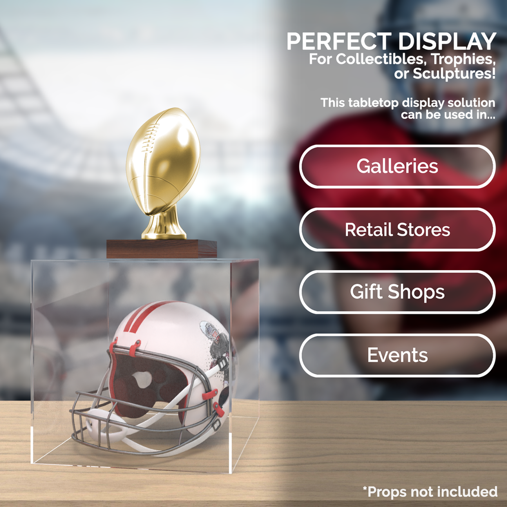 15" x 15" Clear Acrylic Display Box Product Riser