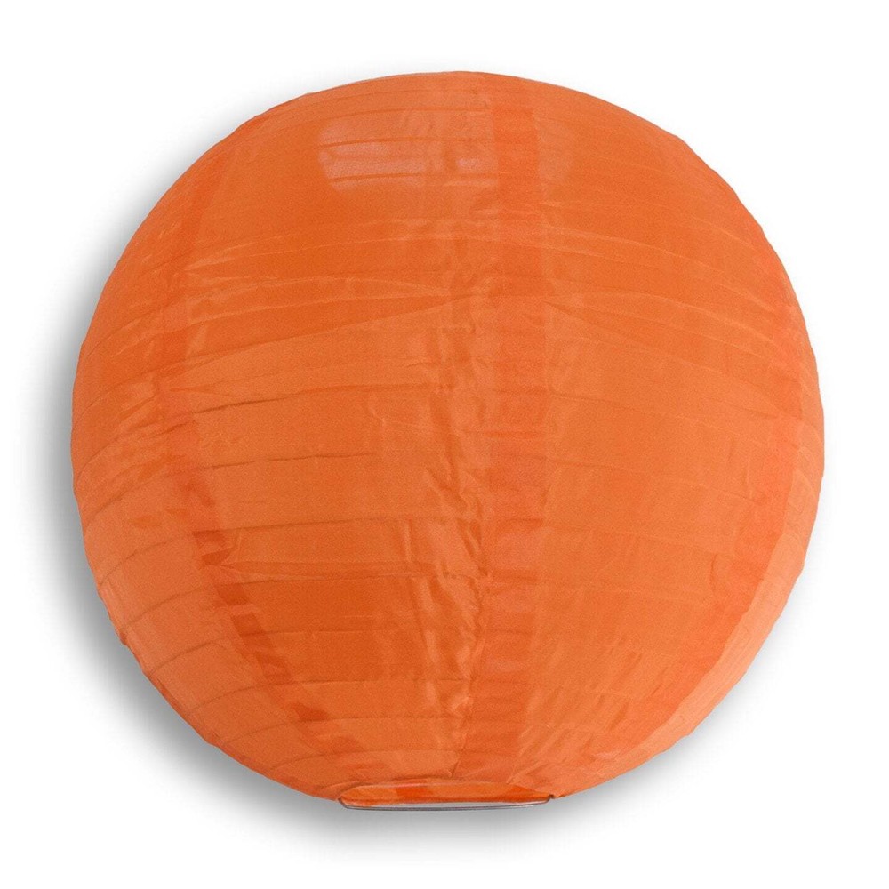 Asian Import Store Distribution 14 in. Orange Nylon Lantern