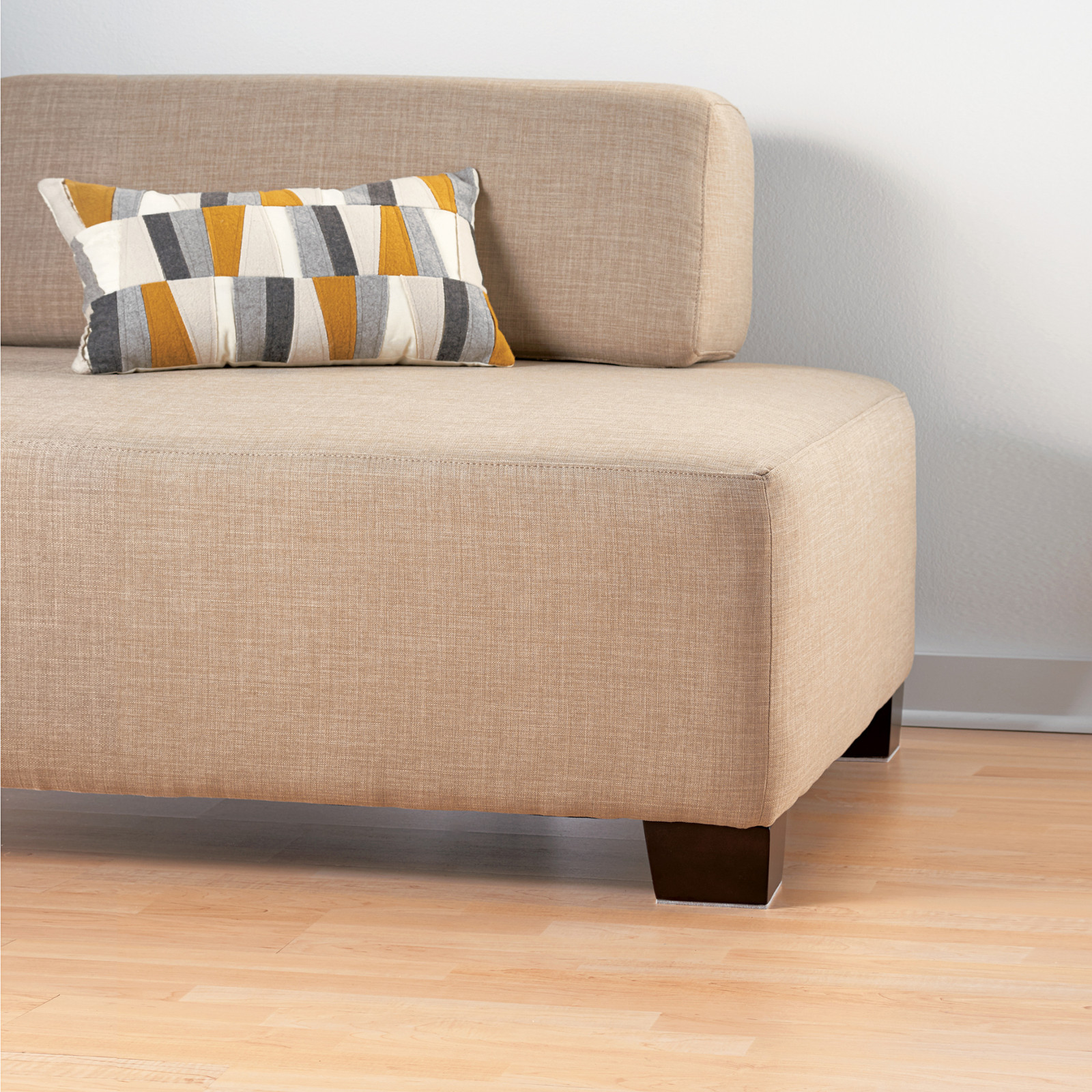 Scotch Square Felt Pads: 1 in. / 16-pack (Beige)