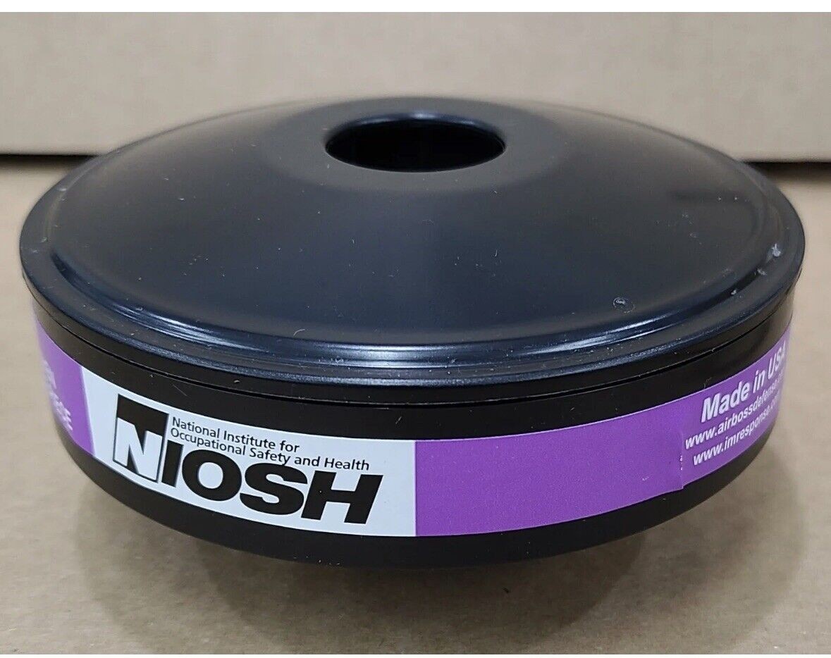 100x NEW AirBoss FlexAir 40mm HE2 Respirator gas Filter Cartridge Niosh FreeShip