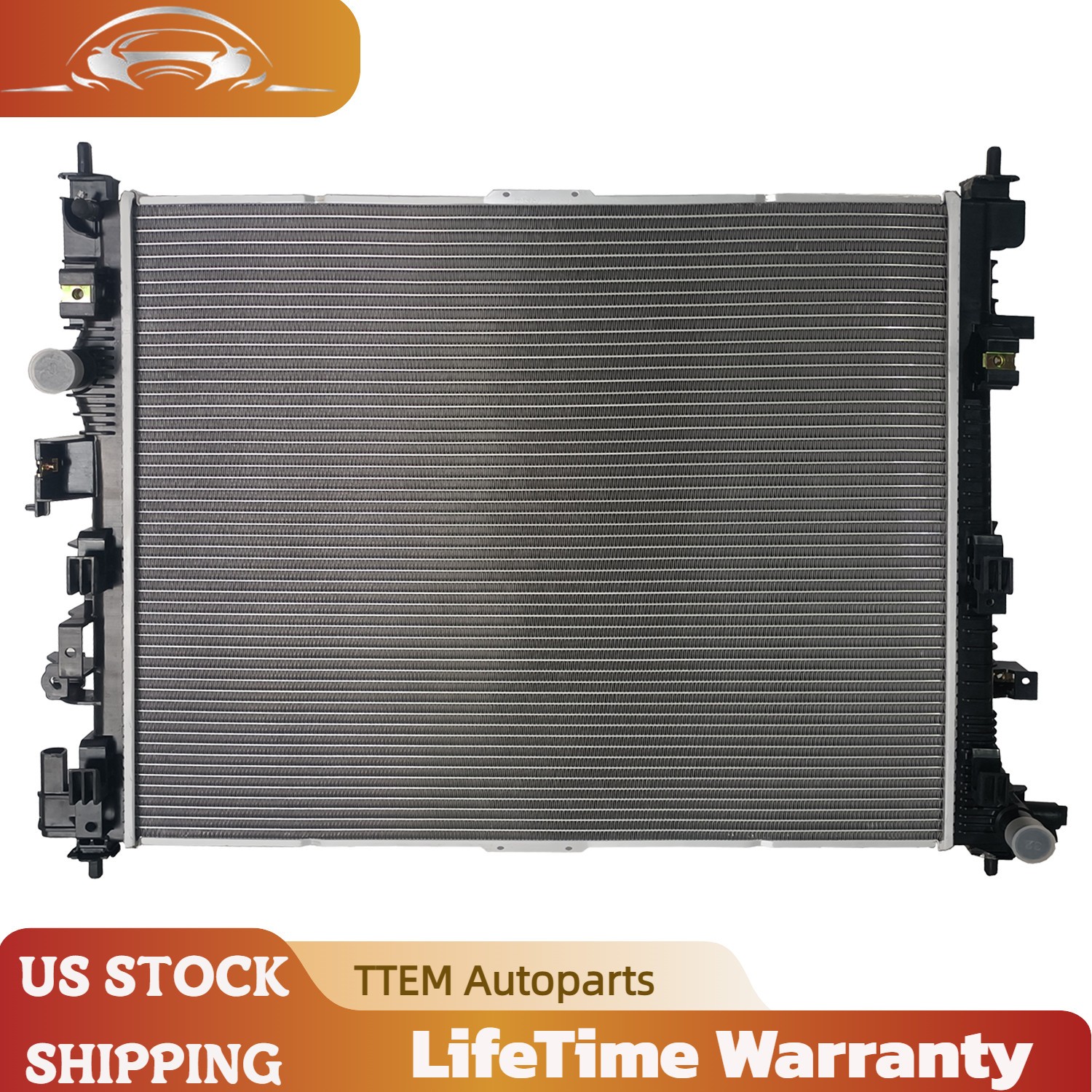 13682 Radiator For 2018 2019 2020 2021 2022 Chevry Equinox GMC Terrain 1.5 2.0L
