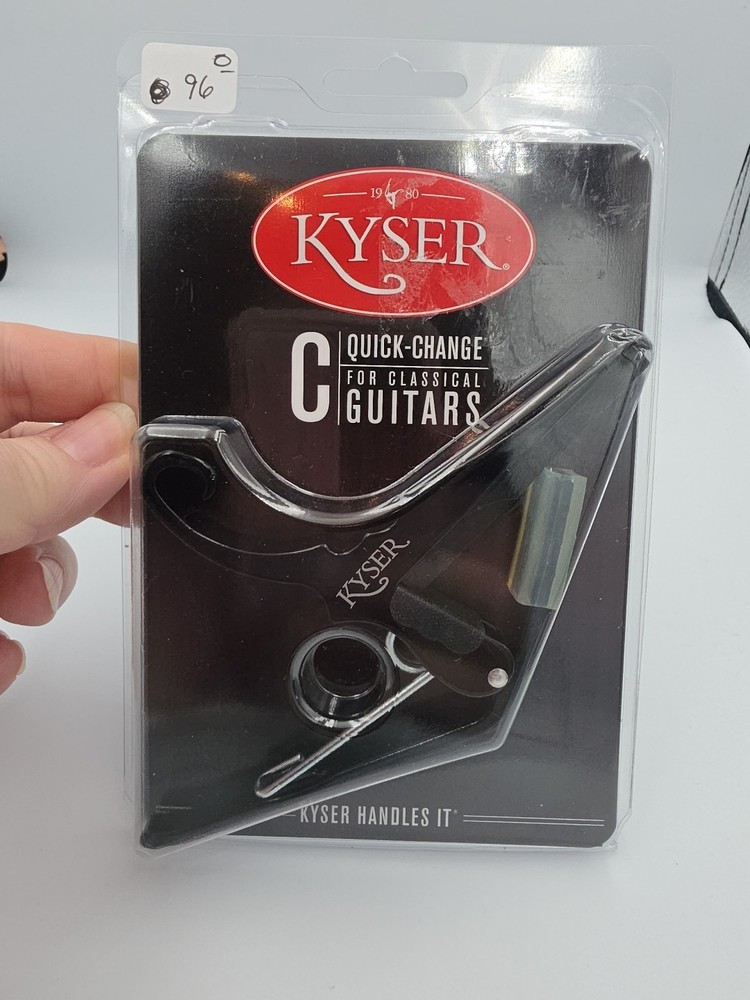 Kyser Quick Change Classical Guitar Capo - Black - KGCBA