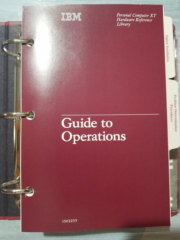 IBM Guide to Operations Personal Computer XT 6936810 2.02