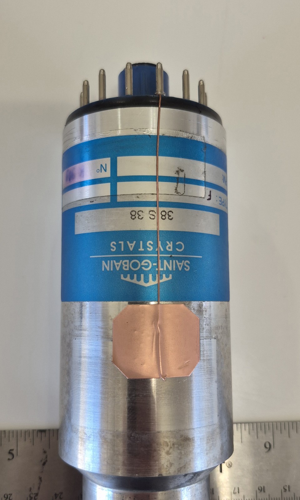 Saintgobain / Luxium 38S38 LaBr3:Ce Gamma Scintillation Detector.