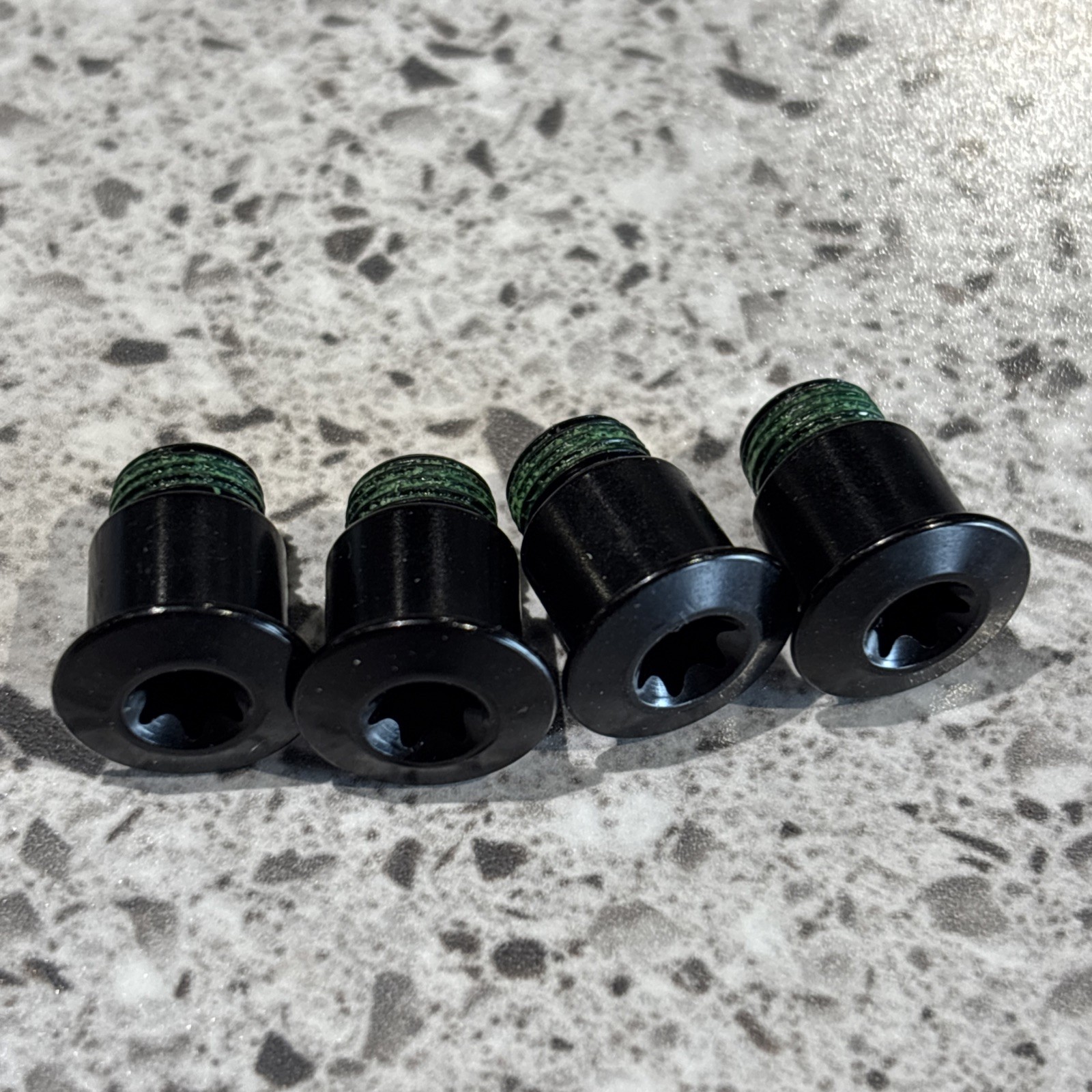 SRAM Force AXS Crank Chainring Bolt Kit - For 2x, 107 BCD, Aluminum, Black, D1