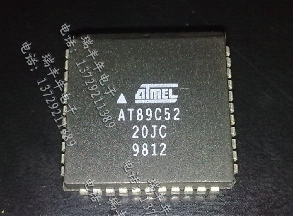 ATMEL AT89C52-20JC PLCC44 8-Bit Microcontroller with 8K RH