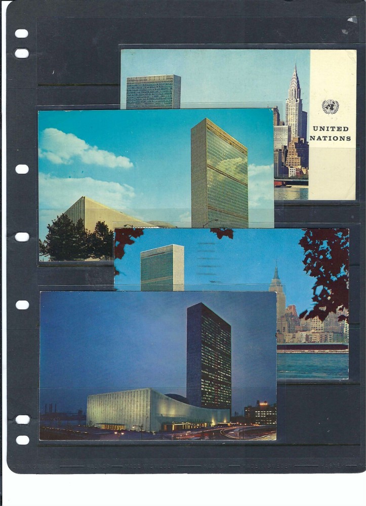 United Nations Postcards (4) - Postally Used (849)