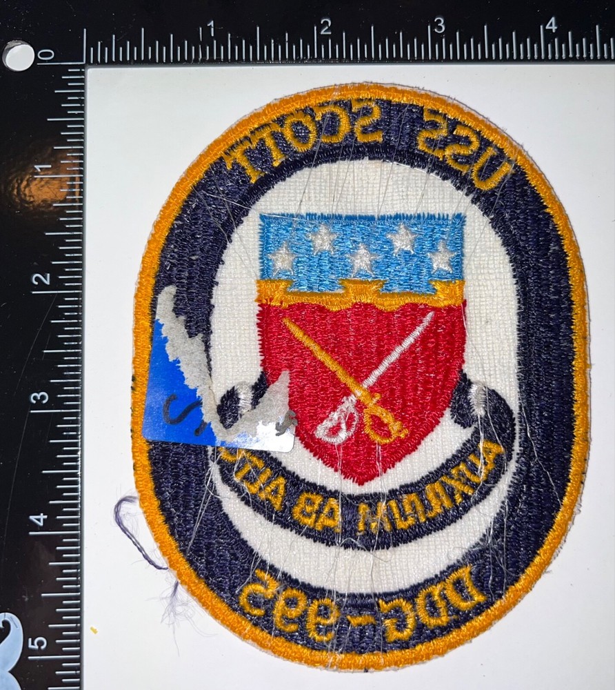 Cold War USN US Navy USS Scott DDG-995 Patch