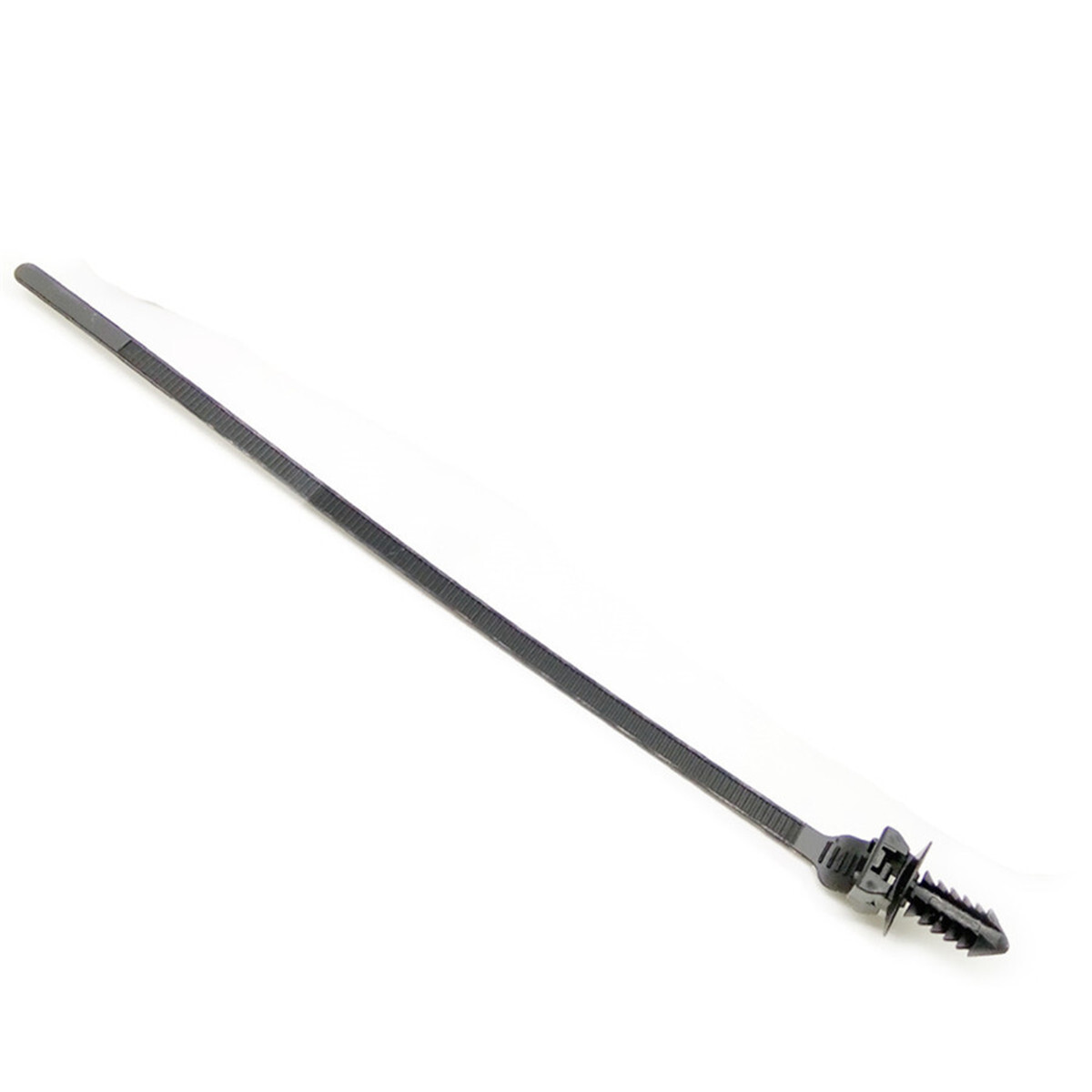 Car Pipe Cable Wiring Harness Fastener Push Clips Straps Wire Tie Released Zip