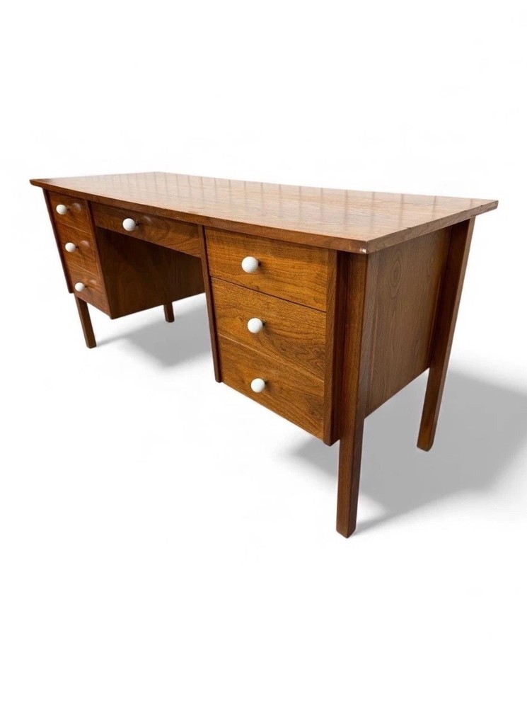 Mid-Century Modern Walnut Writing Desk