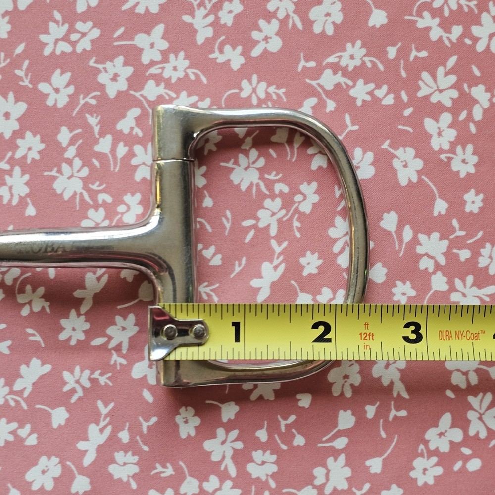 Metalab Robart Pinchless 5" D Ring Snaffle Horse Bit