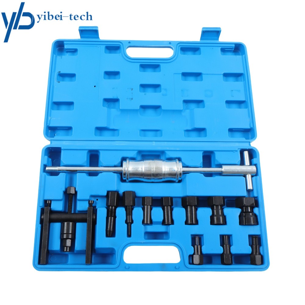 Versatile Motorcycle Blind Hole Slide Hammer Puller Set - 12pcs Bearing Tool Kit