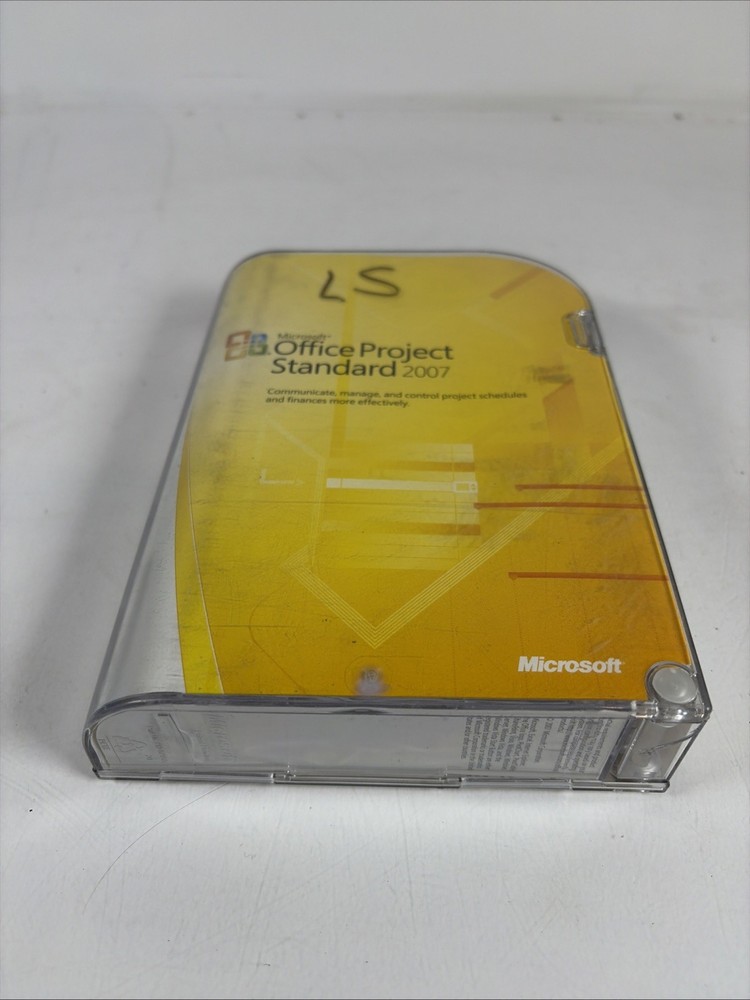 Original OEM Microsoft Office Project Standard 2007 Vintage