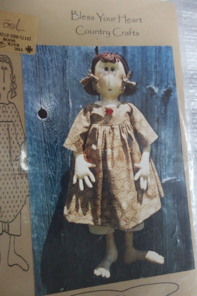 Bless Your Heart "Ruby" 28" Doll Pattern Barefoot Country Girl