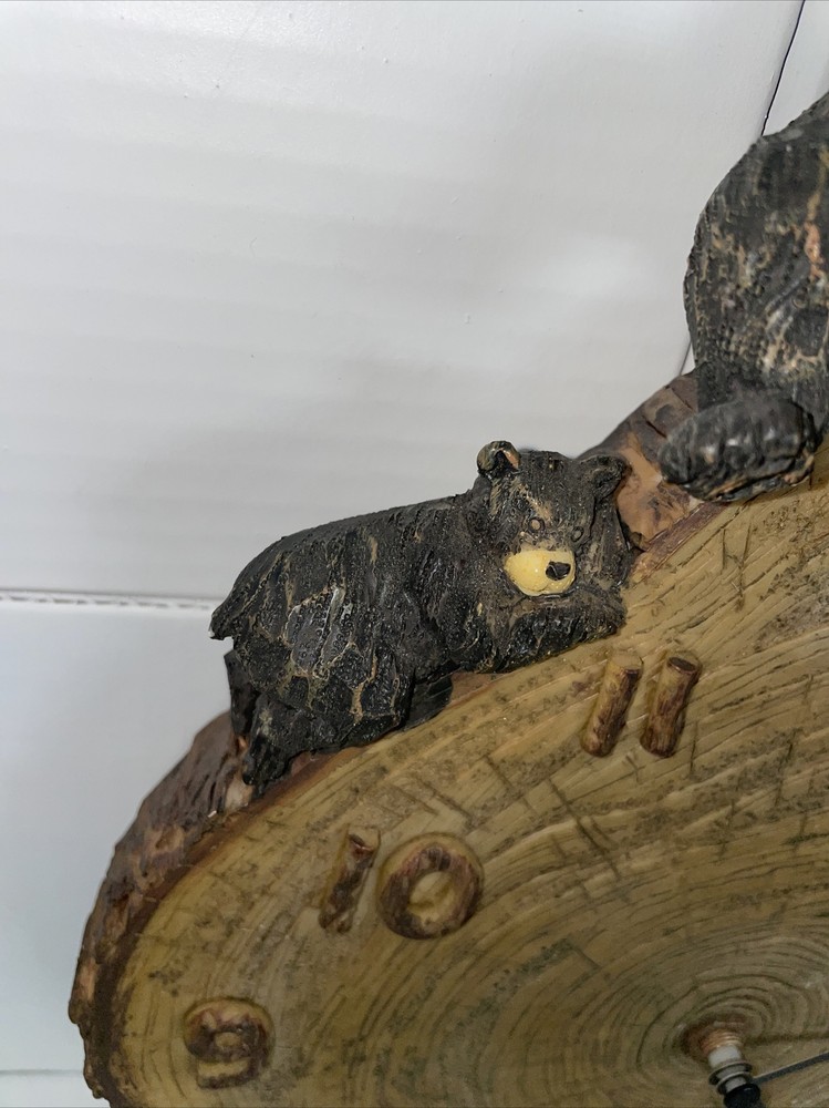 Country Bear Accessory Rustic Clock Woodsy Decor