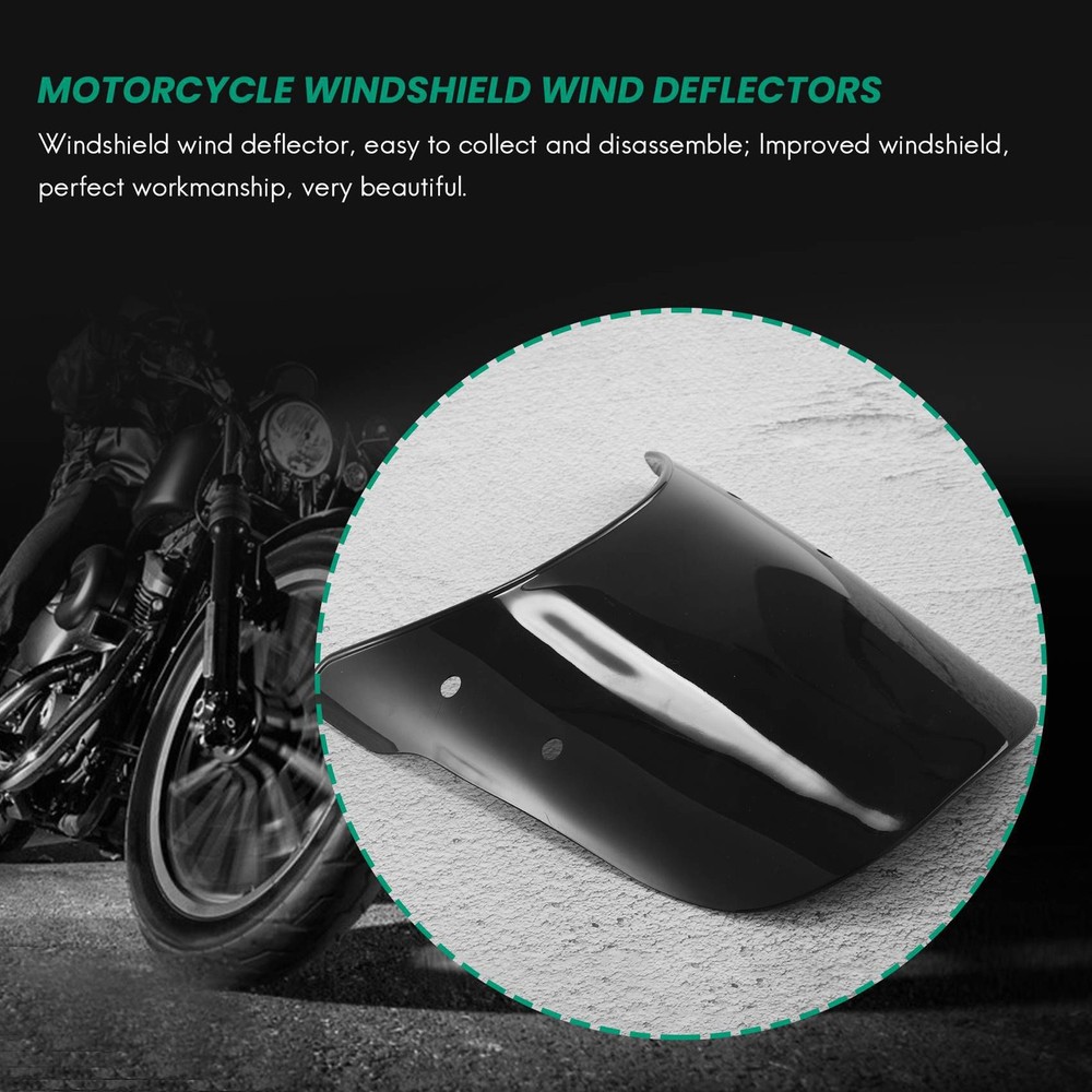 Airflow Adjustable Universal Motorcycle Headlight Windshield Windscreen6300