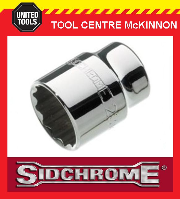 SIDCHROME SCMT14433 1/2” DRIVE 12pt 7/8" TORQUEPLUS STANDARD SOCKET