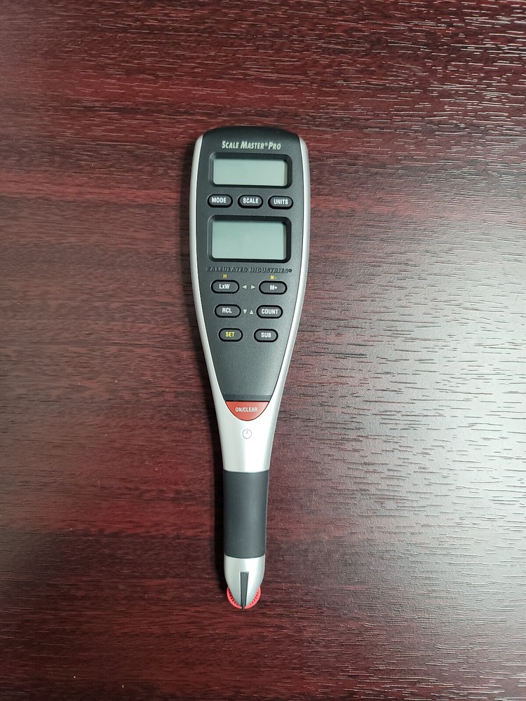 CALCULATED IND SCALE MASTER PRO ADVANCED DIGITAL PLAN MEASURE 6025, PREOWNED