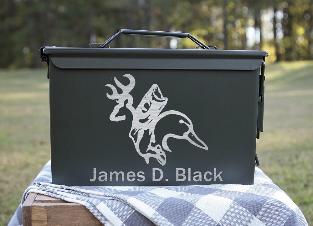 Engraved Steel Ammo Can