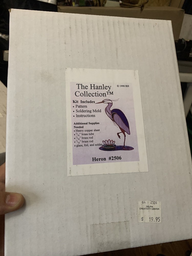 Soldering Mold Heron Kit #2506 Delphi Ceativity Center Hanley Collection Pattern