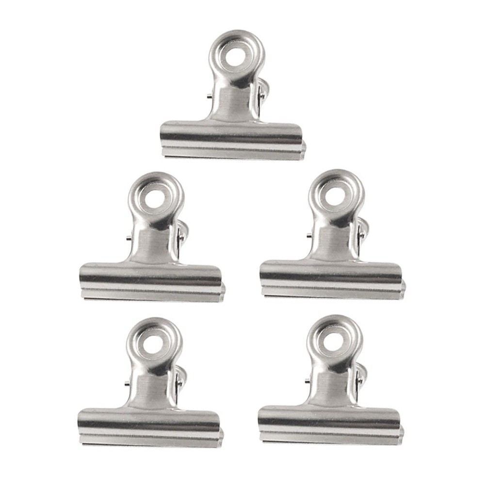Office Stationery Document File Ticket 2" Width Binder Clips 5pcs