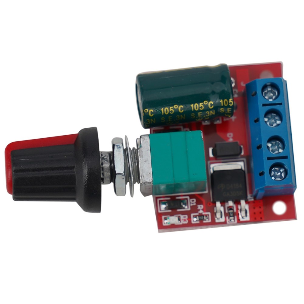 Adjustable DC Motor Speed Controller Module for 12V Motors High Power Output