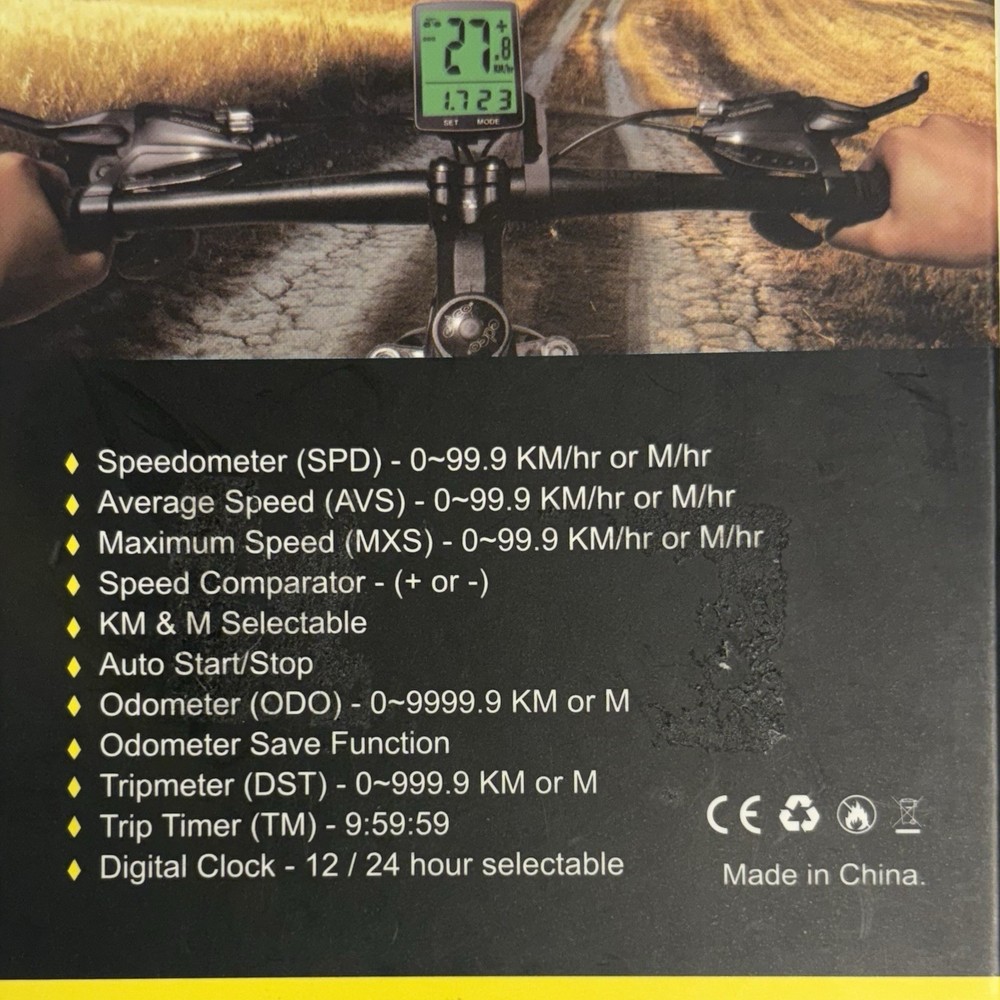 Dondofla Wireless Bicycle Computer YC100-A