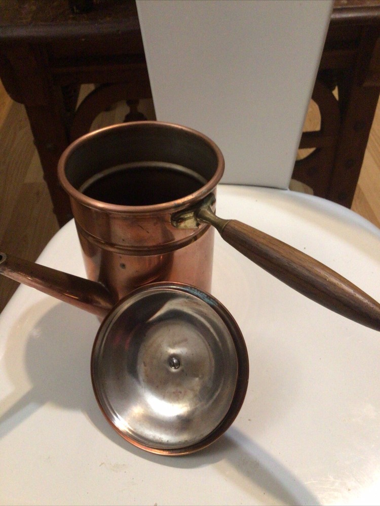 Vtg Copper Turkish Coffee Pot Percolator