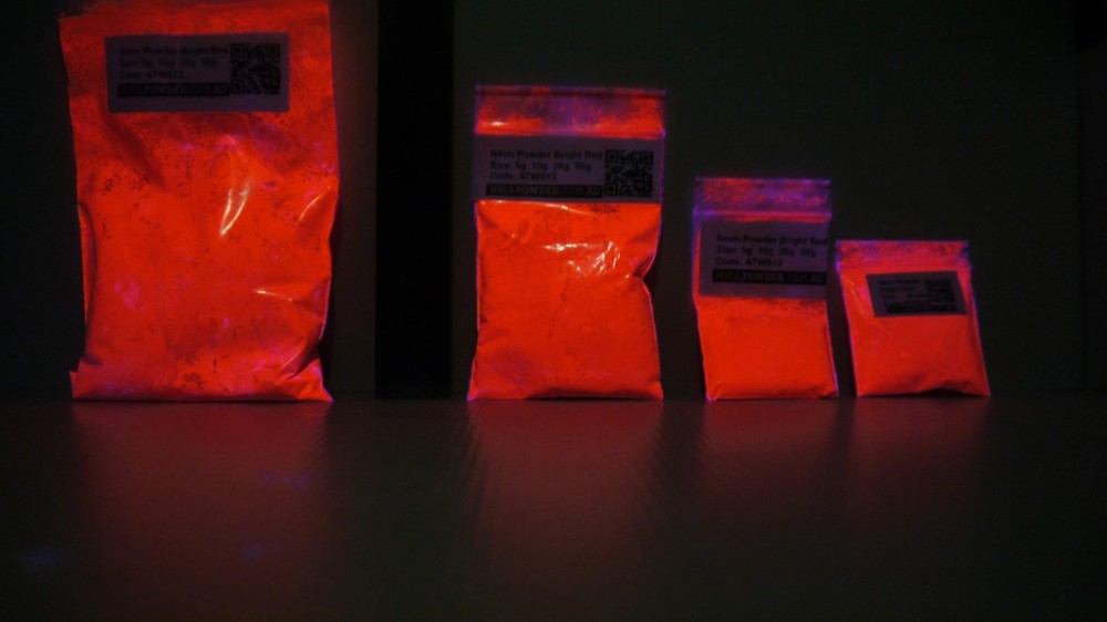 Neon Powder Bright Red