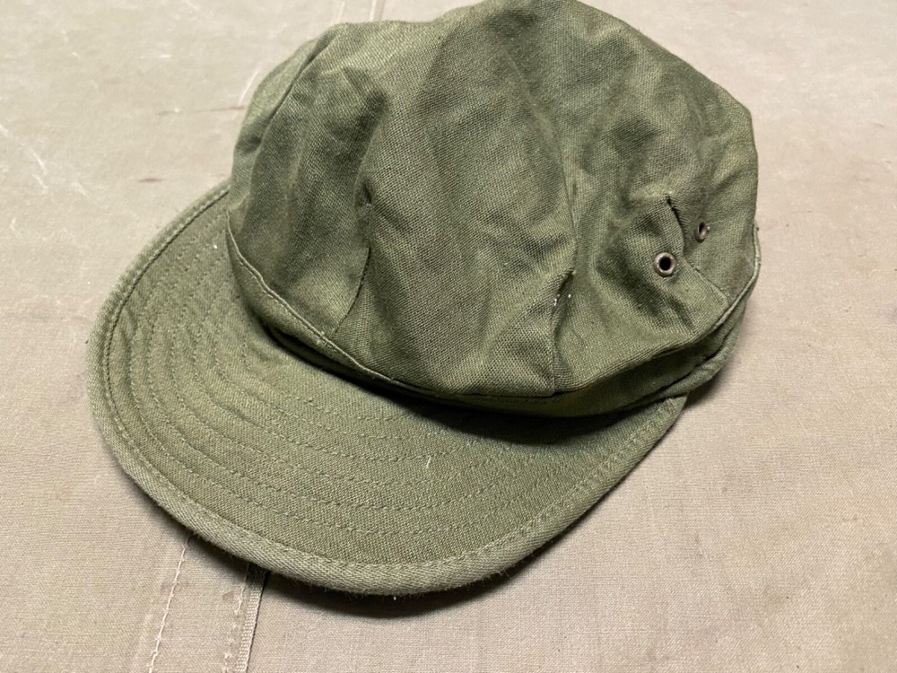 ORIGINAL POST WWII US ARMY COMBAT FIELD UTILITY FIELD CAP-MEDIUM, SIZE 7