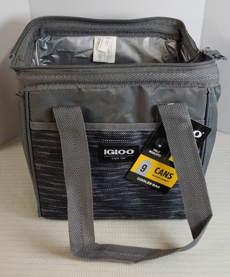 Igloo Leftover Tote Cooler Bag 9 Can Gray