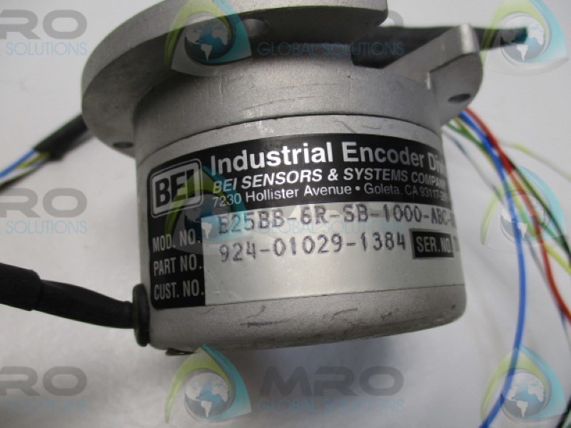 BEI 924-01029-1384 ENCODER 5VDC UNMP