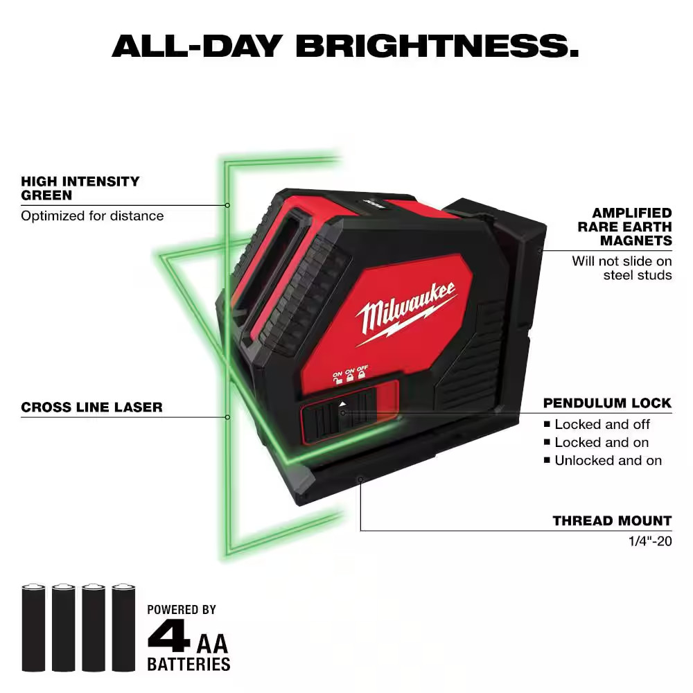 Green Cross Line Laser