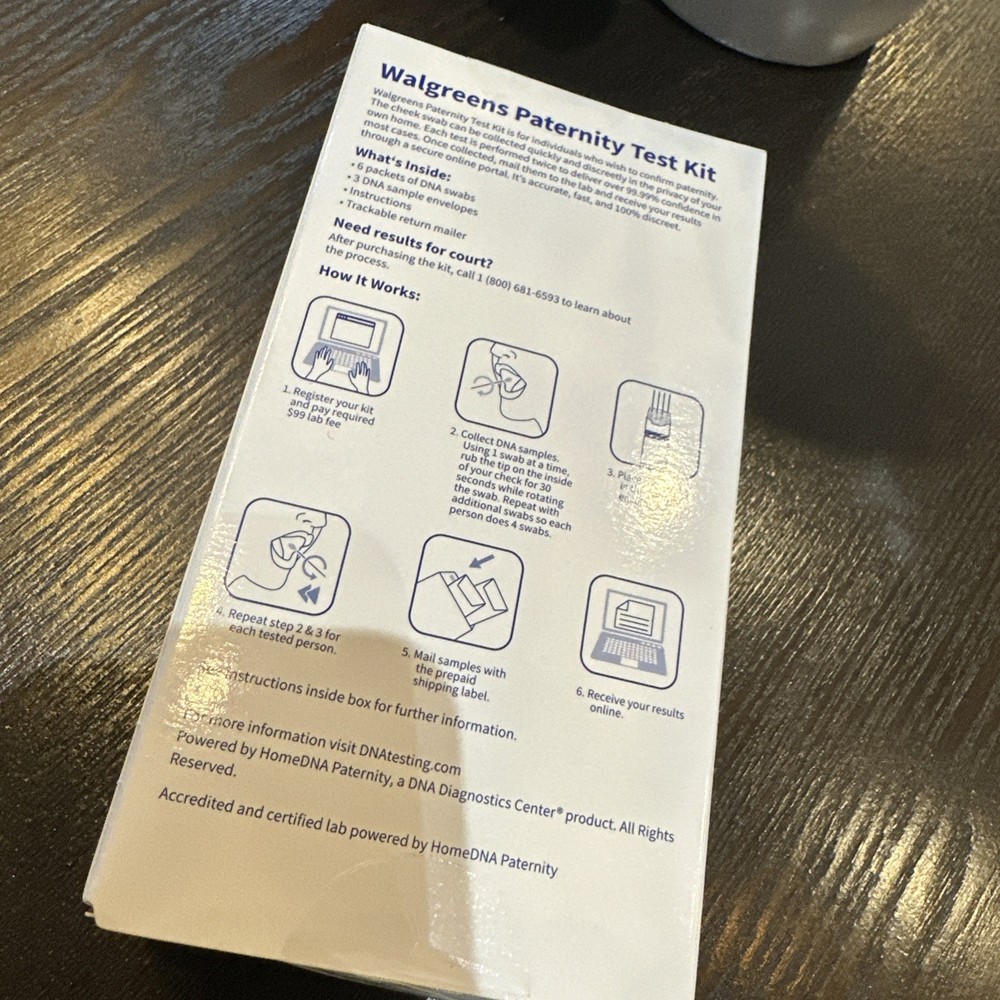 Walgreens At Home Paternity Test Kit