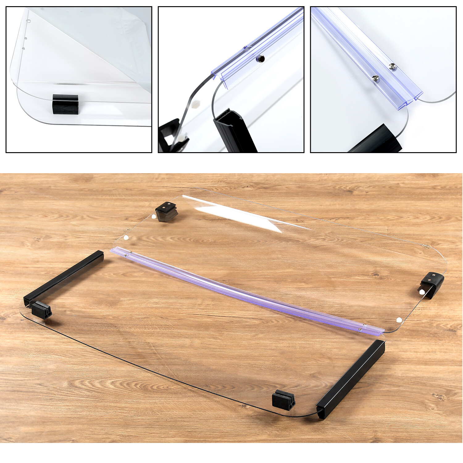 For 1985-1995 Yamaha G2 / G9 Models Clear Folding Golf Cart Windshield